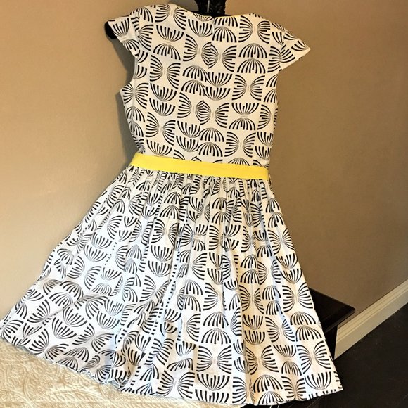 OKAIDI Chic Printed 100% Cotton Dress | 12A/Y - Picture 6 of 15